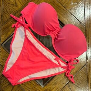 Pink Women's Swimwear Set
